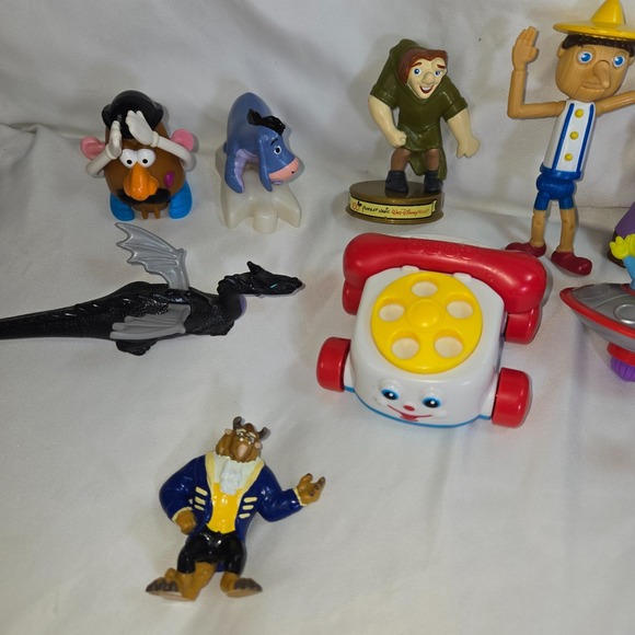 McDonald's Happy Meal Toy Lot 60+ 1980s to 2000s Shrek Disney Pixar Looney Tunes - Picture 9 of 16